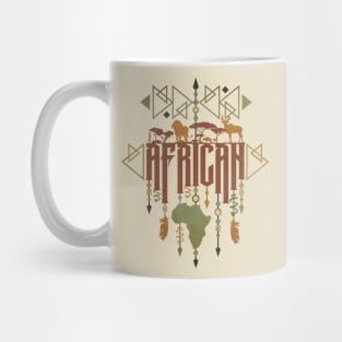 African textures, patterns and animals Mug